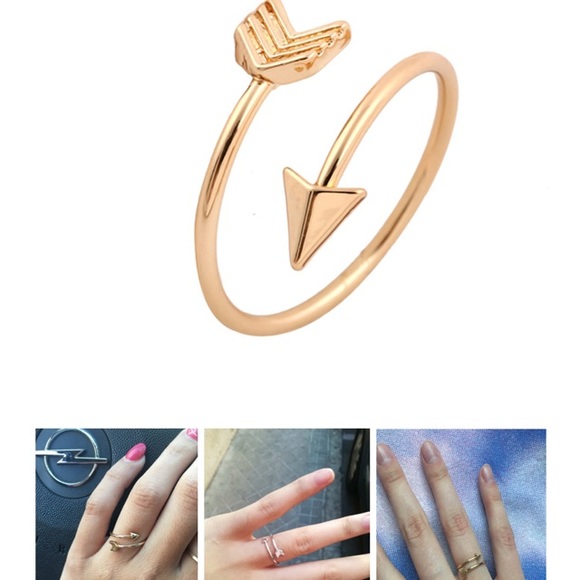NEW!๐๐๐GOLDEN ARROW RING!๐๐๐ 6.5 ADJUSTABLE! - Picture 5 of 7